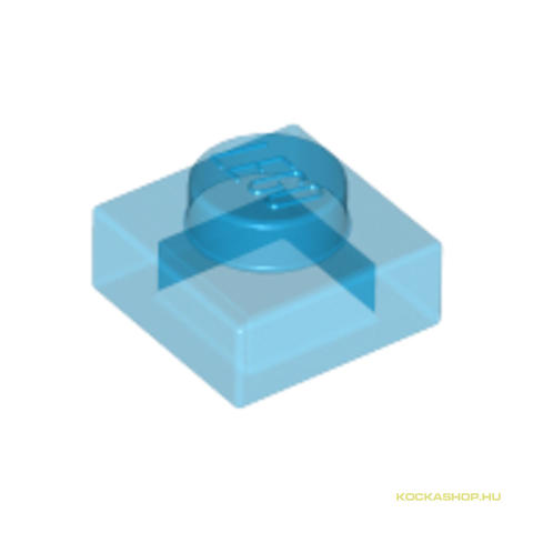 LEGO® Alkatrészek (Pick a Brick) 4247000 - Átlátszó sötétkék 1X1 Lapos Elem