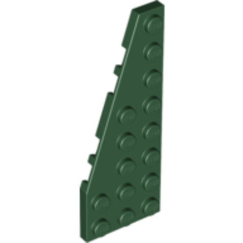 LEGO® Alkatrészek (Pick a Brick) 4250117 - Sötétzöld 3X8 Lapos Baloldali Elem