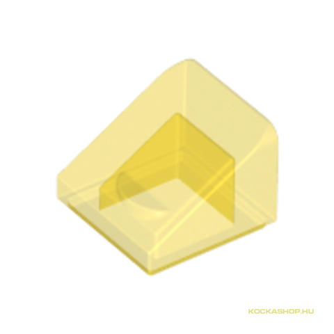 LEGO® Alkatrészek (Pick a Brick) 4260942 - Átlátszó Sárga 1X1X2/3 Tetőelem