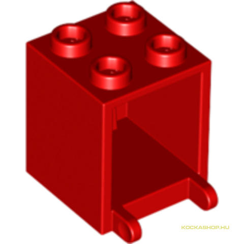LEGO® Alkatrészek (Pick a Brick) 4261628 - Piros 2X2X2 Postaláda