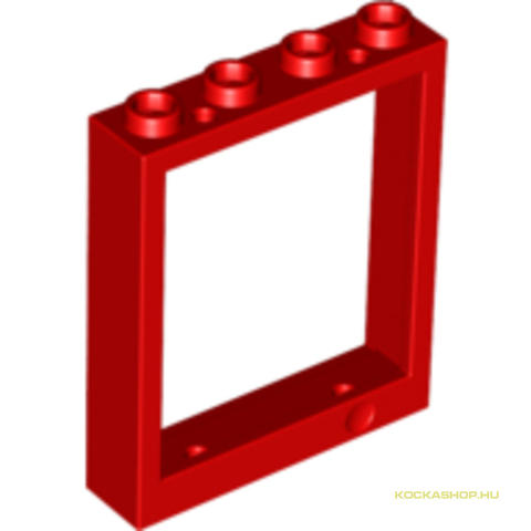 LEGO® Alkatrészek (Pick a Brick) 4262009 - Piros 1x4x4 Ablakkeret