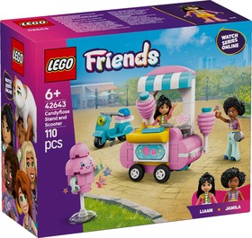 LEGO® Friends 42643 - Vattacukorárus pult és robogó