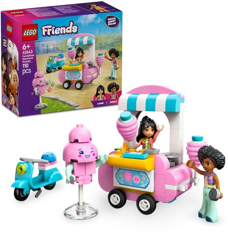 LEGO® Friends 42643 - Vattacukorárus pult és robogó