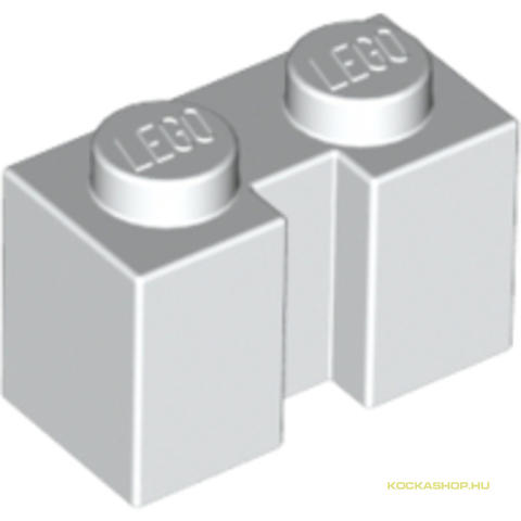 LEGO® Alkatrészek (Pick a Brick) 4264360 - Fehér 1X2 Elem Hasítékkal