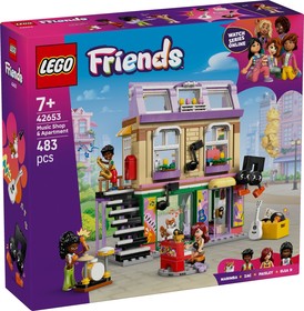 LEGO® Friends 42653 - Hangszerbolt és lakás