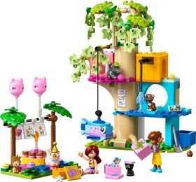 LEGO® Friends 42666 - Születésnapi cicazsúr és lombház cicáknak