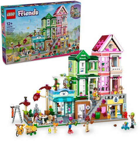 LEGO® Friends 42670 - Heartlake City lakások és üzletek