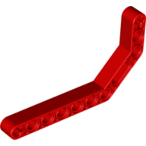 LEGO® Alkatrészek (Pick a Brick) 4268653 - Piros Hajlított 3x7 45°Technic Kar