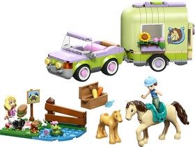 LEGO® Friends 42695 - Ló- és csikószállító utánfutó