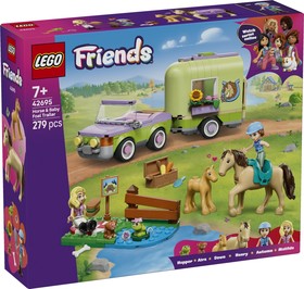 LEGO® Friends 42695 - Ló- és csikószállító utánfutó