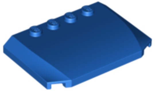 LEGO® Alkatrészek (Pick a Brick) 4294739 - Kék 4x6x2 Tető Elem