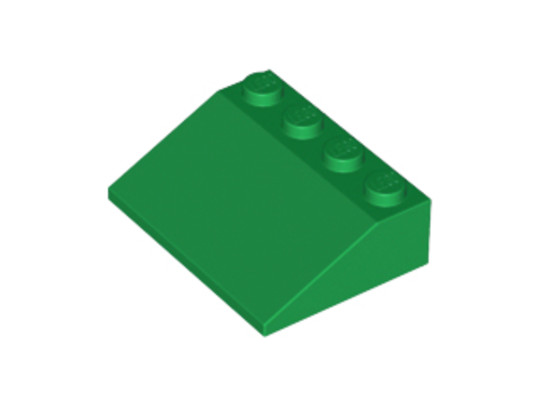 LEGO® Alkatrészek (Pick a Brick) 4296132 - Zöld 33 3x4 Lejtő