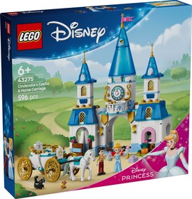 LEGO® Disney Princess™ 43275 - Hamupipőke kastélya és hintója