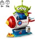 LEGO® Toy Story 43307 - Űrlény és a Pizza Planéta űrrakétája
