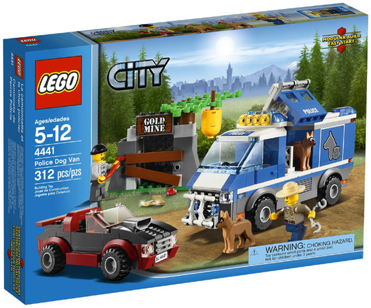 LEGO® Sérült doboz 4441s - Rendőrkutyás furgon (Sérült doboz)