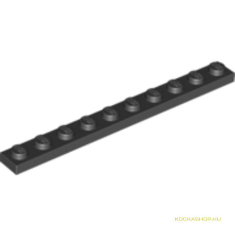 LEGO® Alkatrészek (Pick a Brick) 447726 - Fekete 1X10 Hosszú Lapos Elem