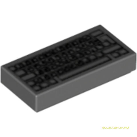 LEGO® Alkatrészek (Pick a Brick) 4493478 - Sötét Kékes-szürke 1x2 Billentyűzet