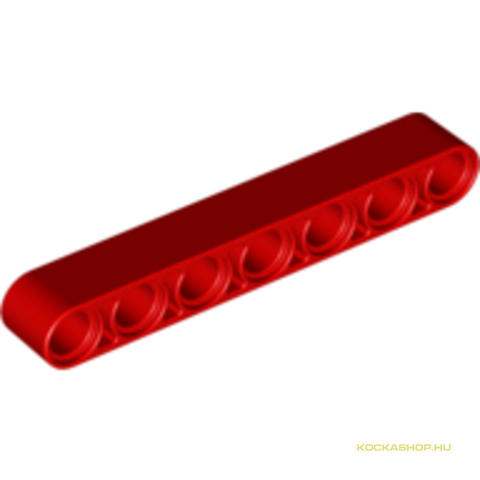 LEGO® Alkatrészek (Pick a Brick) 4495933 - Piros 7 Lyukú Technic Tengely