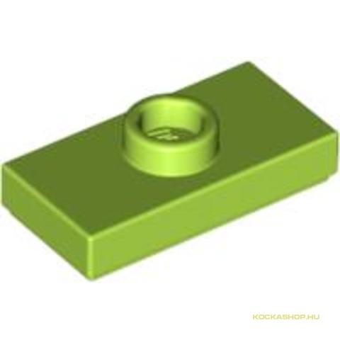 LEGO® Alkatrészek (Pick a Brick) 4500069 - Lime színű 1X2 Lapos Elem 1 Bütyökkel