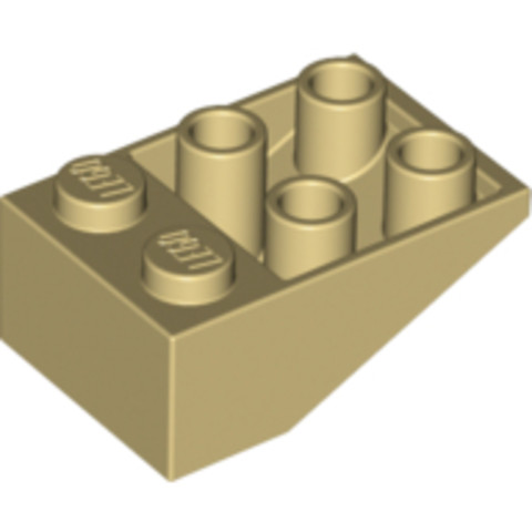 LEGO® Alkatrészek (Pick a Brick) 4500453 - Bézs 2X3/25° Fordított Elem