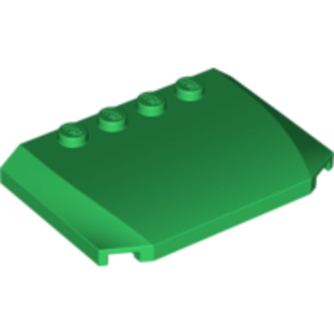 LEGO® Alkatrészek (Pick a Brick) 4503291 - Zöld 4x6x2/3 Tető Elem