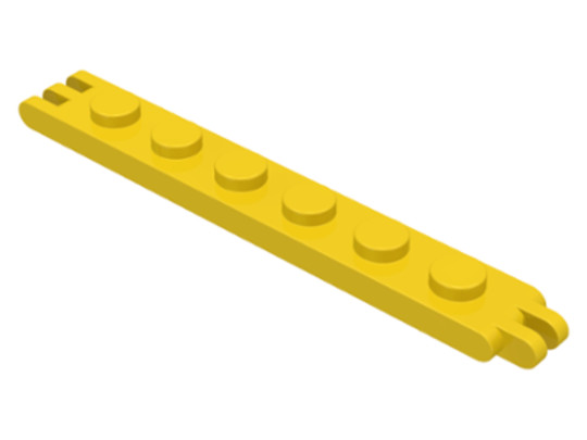 LEGO® Alkatrészek (Pick a Brick) 45043 - Sárga 1x6 Elem Elől 3 Hátul 2 Ujjal