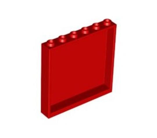 LEGO® Alkatrészek (Pick a Brick) 4505067 - Piros 1x6x5 elem