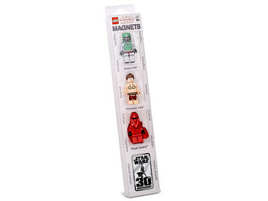 LEGO® Hűtőmágnes 4508133 - Boba Fett, Leia, Császári Testőr Minifigura Mágnes Készlet