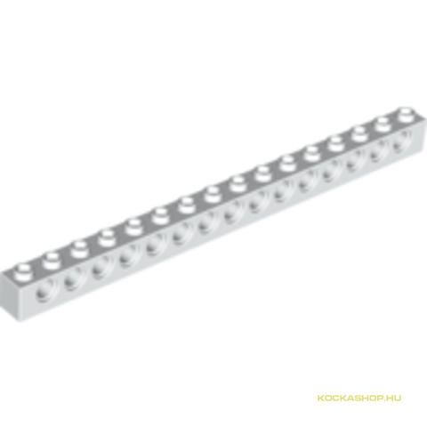LEGO® Alkatrészek (Pick a Brick) 4508661 - Fehér 1X16 Hosszú Elem Oldalán 15 Lyukkal