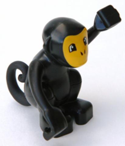 LEGO® Alkatrészek (Pick a Brick) 4510441 - Fekete DUPLO majom