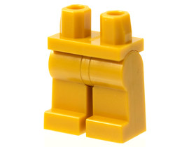 Gyöngyházarany minifigura láb
