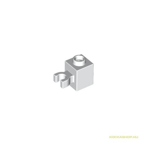 LEGO® Alkatrészek (Pick a Brick) 4515352 - Fehér 1x1 Módosított Kocka Elem Csatlakozóval