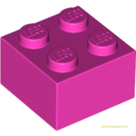 LEGO® Alkatrészek (Pick a Brick) 4517992 - Sötét rózsaszín 1X2X2 Pink Elem