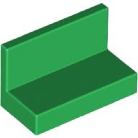 LEGO® Alkatrészek (Pick a Brick) 4522673 - Zöld 1x2x1 Fal Elem
