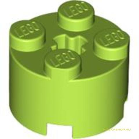 LEGO® Alkatrészek (Pick a Brick) 4527943 - Lime színű 2X2 Kerek Elem