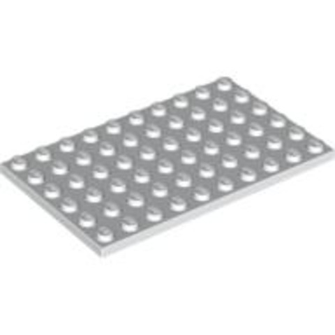 LEGO® Alkatrészek (Pick a Brick) 4528341 - Fehér 6x10 Lapos Elem