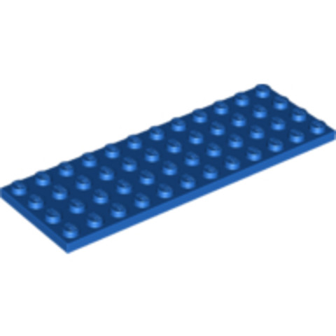 LEGO® Alkatrészek (Pick a Brick) 4528850 - Kék 4x12 Lapos Elem