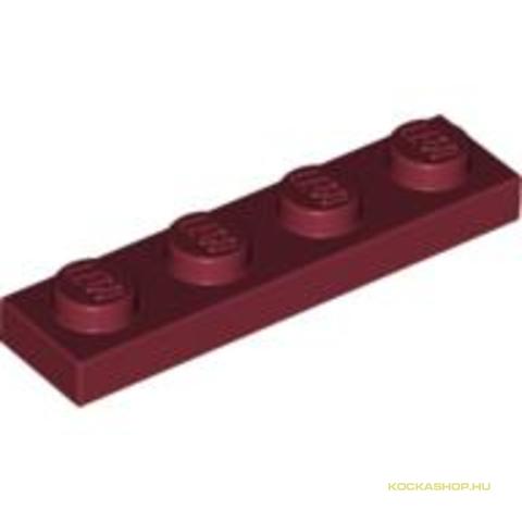 LEGO® Alkatrészek (Pick a Brick) 4539061 - Sötét piros 1X4 Lapos Elem