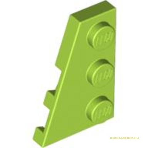 LEGO® Alkatrészek (Pick a Brick) 4539907 - Lime színű 2X3 Elem Bal Oldali Csatlakozással