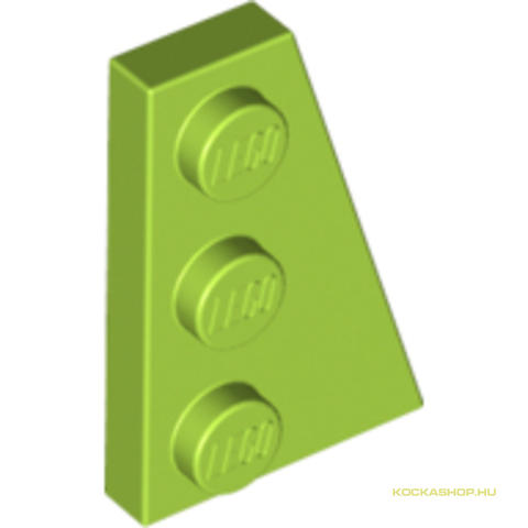LEGO® Alkatrészek (Pick a Brick) 4539908 - Lime színű 2X3 Elem Jobb Oldali Csatlakozással