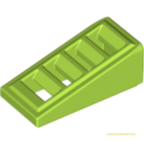 LEGO® Alkatrészek (Pick a Brick) 4540385 - Lime színű 1X2X2/3 Rács