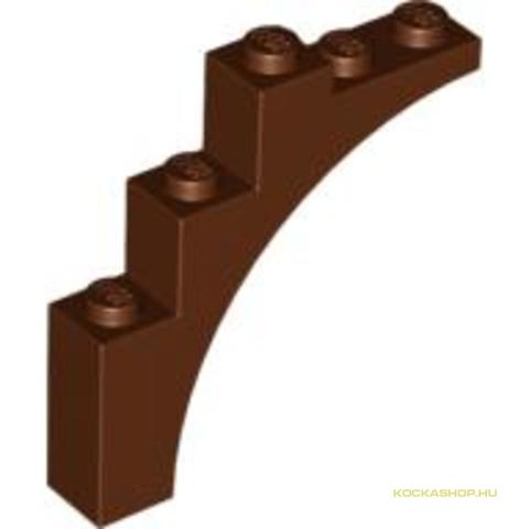 LEGO® Alkatrészek (Pick a Brick) 4544167 - Vörösesbarna 1x5x4 Ívelt Elem