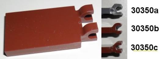 LEGO® Alkatrészek (Pick a Brick) 4544525 - Vöröses barna 2x3 csempe fogóval