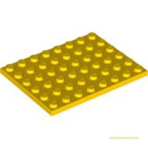 LEGO® Alkatrészek (Pick a Brick) 4552333 - Sárga 6X8 Lapos Elem