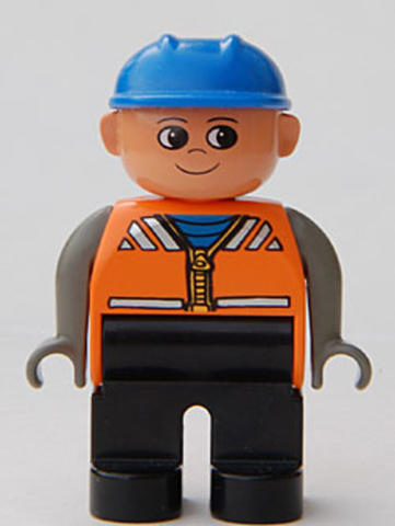 LEGO® Minifigurák 4555pb206 - DUPLO építőmunkás