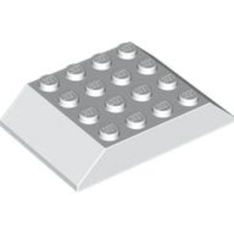 LEGO® Alkatrészek (Pick a Brick) 4568156 - Fehér 4x6 Módosított Kocka Két Lejtővel