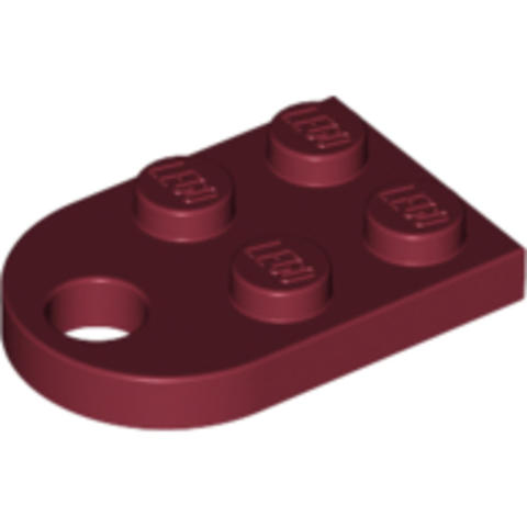 LEGO® Alkatrészek (Pick a Brick) 4568753 - Sötét piros 2X3 Lyukas Elem