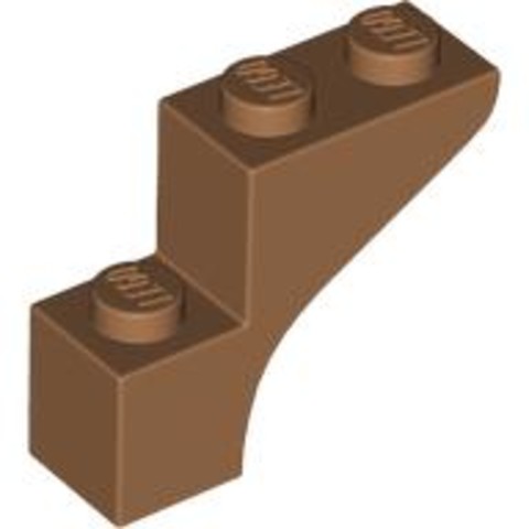 LEGO® Alkatrészek (Pick a Brick) 4568955 - Közepes Nugát 1x3x2 Boltív