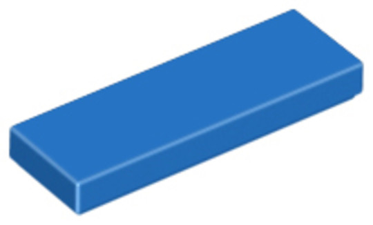 LEGO® Alkatrészek (Pick a Brick) 4587840 - Kék 1x3 Csempe