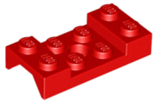 LEGO® Alkatrészek (Pick a Brick) 4600176 - Piros 2x4 Sárhányó